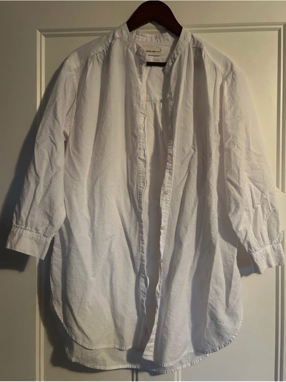 Everlane White Button-Up Shirt
